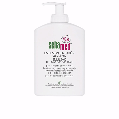 SEBAMED Гель для душа Soap-Free Emulsion с аллантоином и витаминами для чувствительной кожи 500 #1