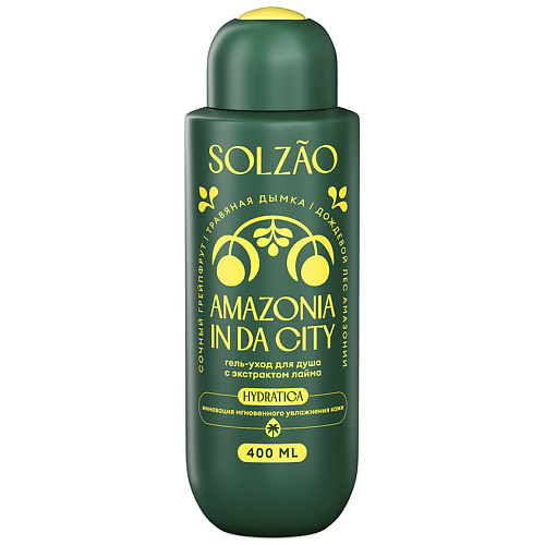 SOLZAO Гель-уход для душа с экстрактом лайма Amazonia In Da City 400 #1
