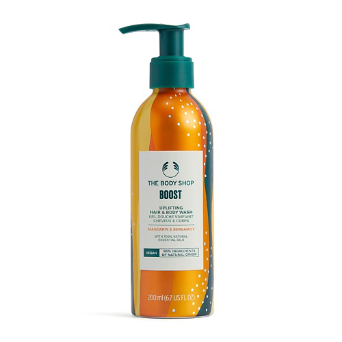 THE BODY SHOP Бодрящий цитрусовый гель для душа и шампунь Boost Uplifting 2-в-1 200 #1