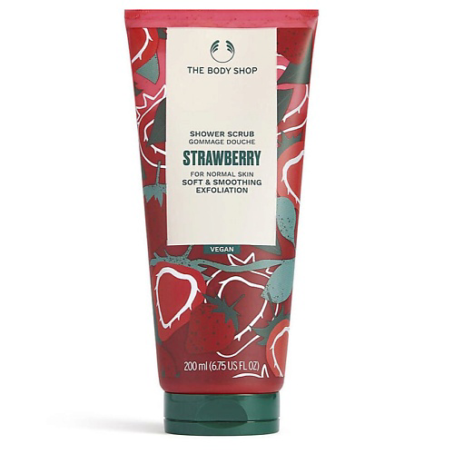 THE BODY SHOP Отшелушивающий гель-скраб для душа Strawberry 200 #1