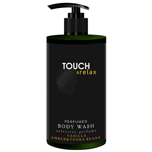 TOUCH Парфюмированный гель для душа ВАНИЛЬ, АМБРА и БОБЫ ТОНКА 450 #1
