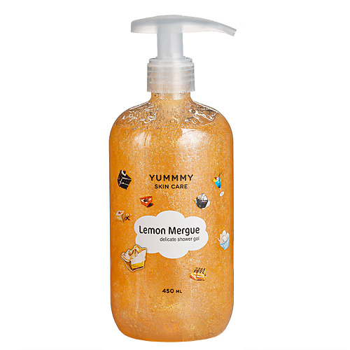 YUMMMY Гель для душа с блестками Lemon Meringue 450 #1