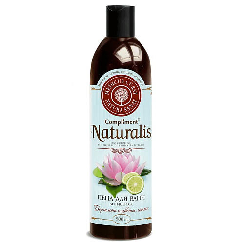 COMPLIMENT Пена для ванн антистресс, бергамот и цветы лотоса Naturalis 500 #1