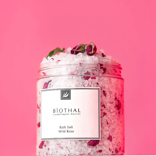 BIOTHAL Соль для ванн Дикая роза Bath Salt Wild Rose #1