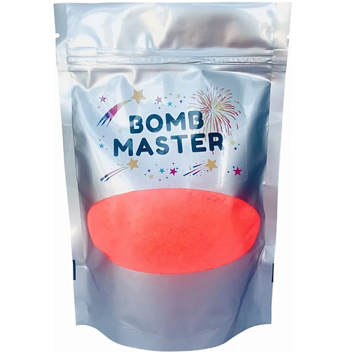 BOMB MASTER Мерцающая соль для ванны с хайлайтером, оранжевая 1 #1
