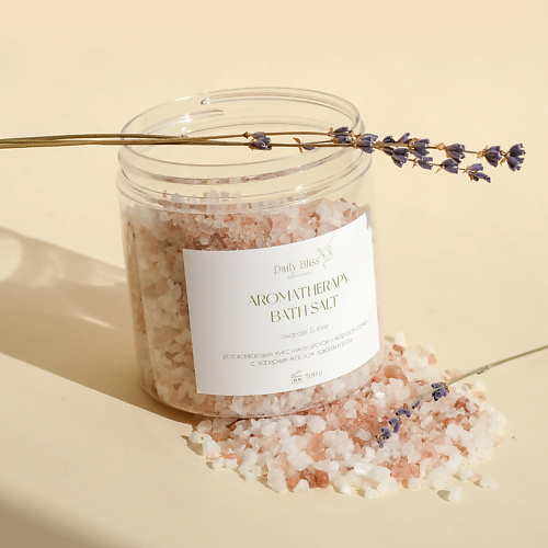DAILY BLISS SKINCARE Комплекс гималайской и морской солей с эфирными маслами "Лаванда и роза" 500 #1