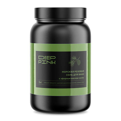 DEEP PINK Крымская розовая соль для ванн с эфирным маслом Сосны 3000 #1