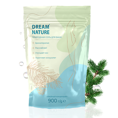 DREAM NATURE Природная соль для ванн "Хвойный концентрат" 900 #1