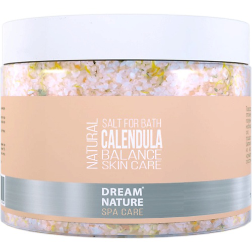 DREAM NATURE SPA CARE Соль для ванн с цветами календулы 600 #1