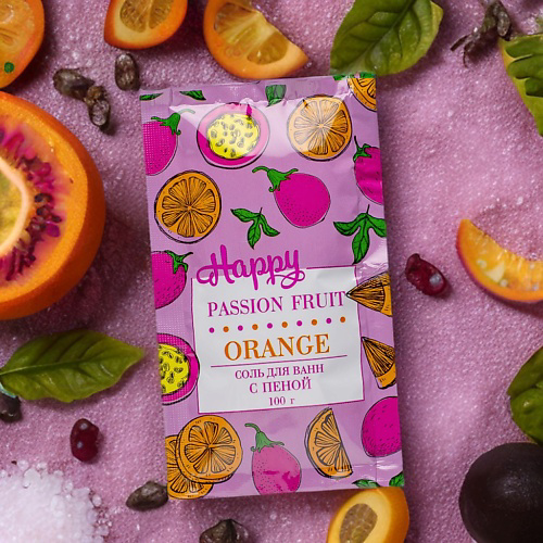 LABORATORY KATRIN Соль для ванн с пеной Happy Passion fruit & Orange 100 #1