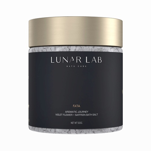 LUNAR LABORATORY Морская соль для ванны ароматизированная, расслабляющая, фиалка и шафран 500 #1