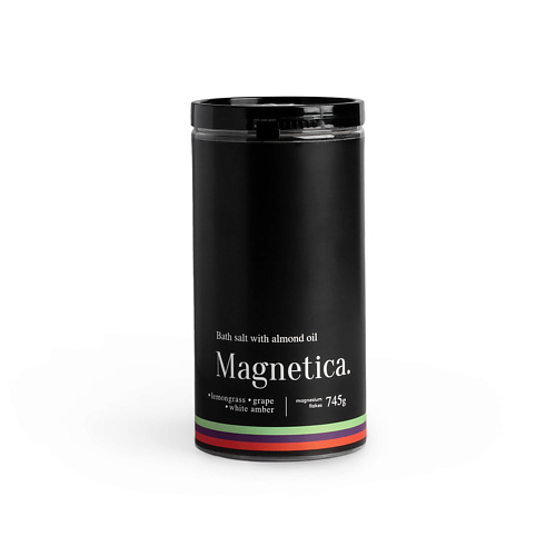 MAGNETICA. Магниевая соль для ванны с миндальным маслом "Лемонграсс, Виноград, Белая Амбра" 745 #1