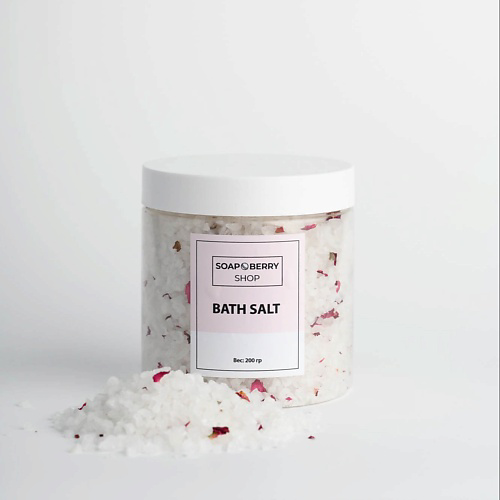 SOAPBERRYSHOP Ароматизированная соль с лепестками розы 500 #1