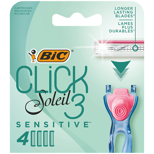 BIC Сменные кассеты для бритья 3 лезвия Click 3 Soleil #1