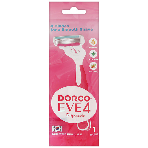 DORCO Женская бритва одноразовая EVE4, 4-лезвийная #1
