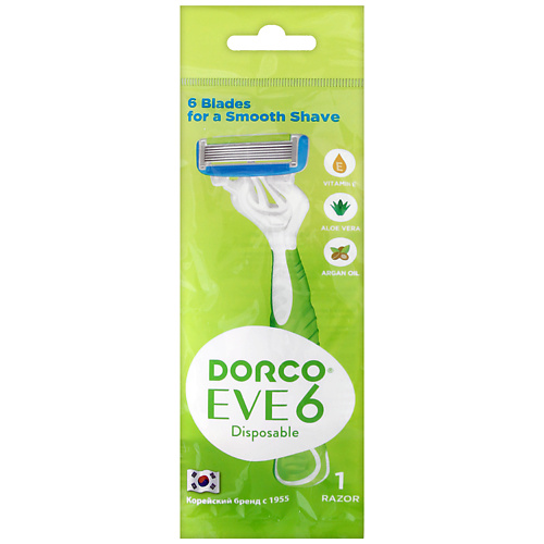 DORCO Женская бритва одноразовая EVE6, 6-лезвийная #1