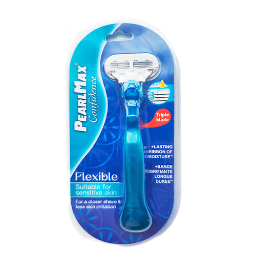 PEARLMAX Confidence Blue Станок для бритья женский #1