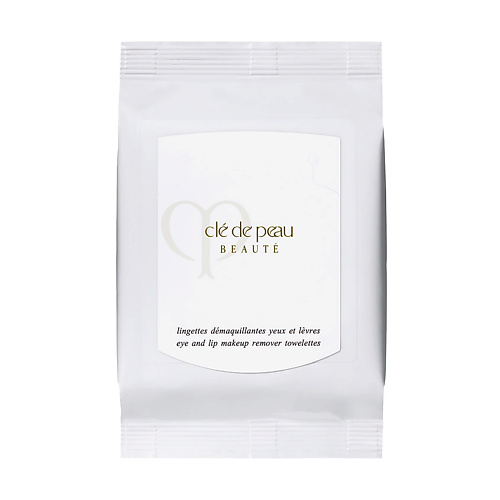 CLÉ DE PEAU BEAUTÉ Влажные салфетки для удаления макияжа Eye And Lip Makeup Remover Towelettes #1