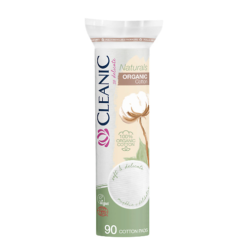 CLEANIC Naturals Organic Cotton Ватные диски гигиенические #1