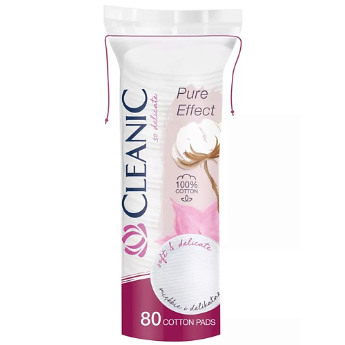 CLEANIC Pure Effect Гигиенические ватные диски #1