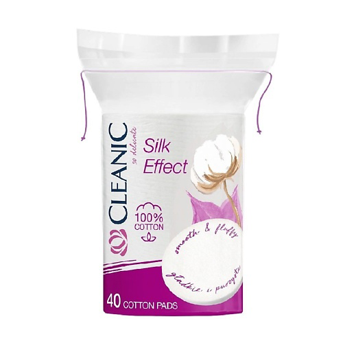 CLEANIC Silk Effect Гигиенические ватные диски овальные #1