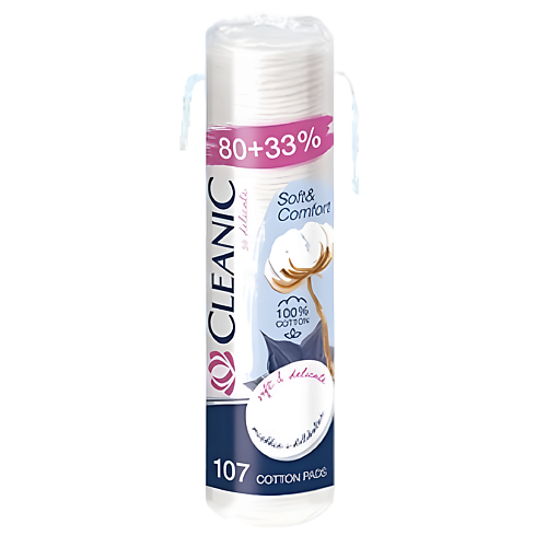 CLEANIC Soft&Comfort Ватные диски гигиенические #1