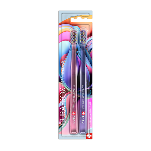 CURAPROX Набор зубных щеток "ultrasoft" Duo Colorful Curls 2023 #1