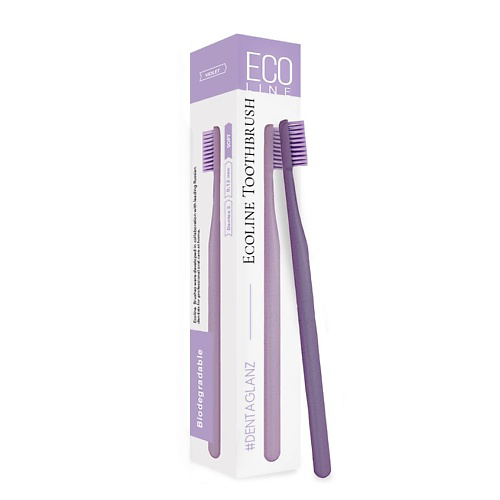 #DENTAGLANZ  Зубная щетка Ecoline Toothbrush Ecoline Violet #1