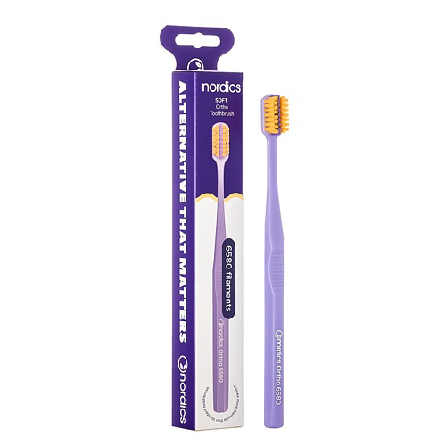 NORDICS Зубная щетка Soft Ortho Toothbrush 6580 #1