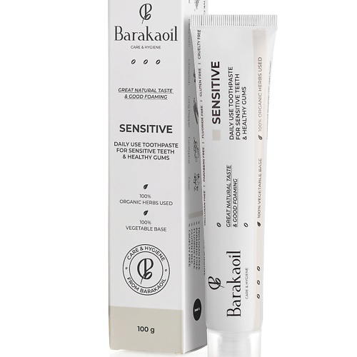BARAKAOIL Зубная паста Sensitive 100 #1