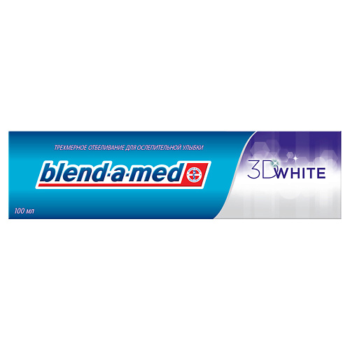 BLEND-A-MED Зубная паста 3D White Трехмерное отбеливание 100 #1