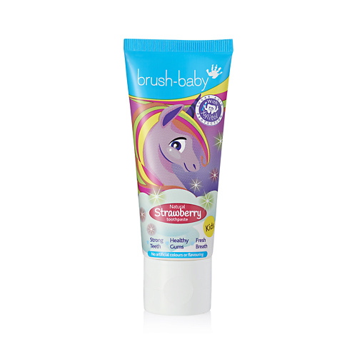 BRUSH-BABY Strawberry Зубная паста, 3+ лет 50 #1