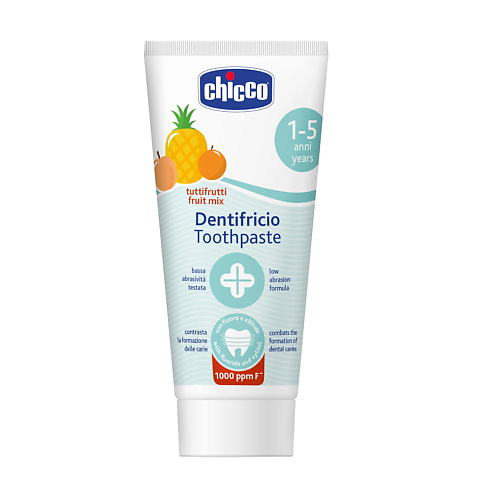 CHICCO Детская зубная паста с фтором 50 #1