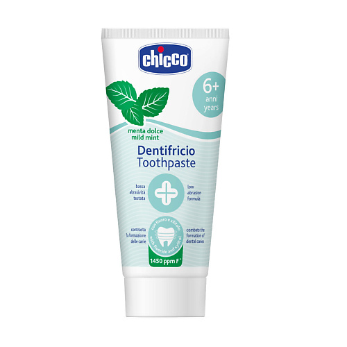 CHICCO Зубная паста c фтором и мятным вкусом для детей 50 #1