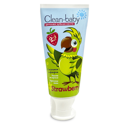 CLEAN-BABY Детская зубная паста, 0-3 лет 50 #1