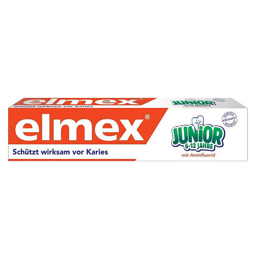 COLGATE Детская зубная паста для детей от 6 до 12 лет Elmex Junior 75 #1