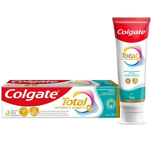 COLGATE Зубная паста Профессиональная чистка TOTAL 75 #1