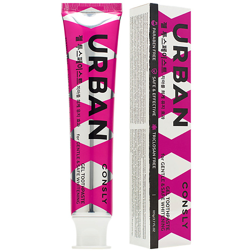 CONSLY Зубная паста гелевая отбеливающая Urban Gel Toothpaste 105 #1
