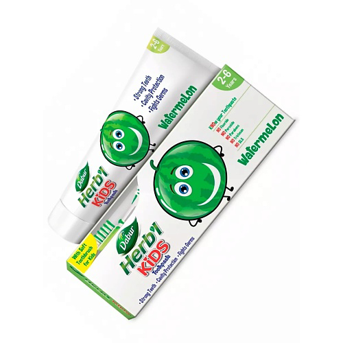 DABUR Детская зубная паста со вкусом арбуза (Dabur Herb'l Kids Watermelon) 50 #1