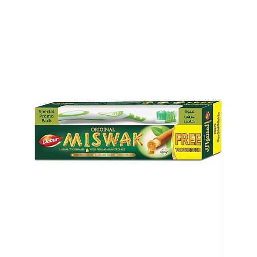 DABUR Зубная паста Мисвак + щетка 150 #1