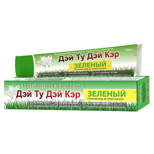 DAY 2 DAY CARE Аюрведическая зубная паста Зеленая 100 #1