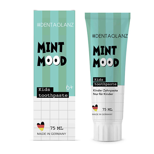 #DENTAGLANZ  Детская зубная паста Mint Mood Kids Toothpaste 75 #1