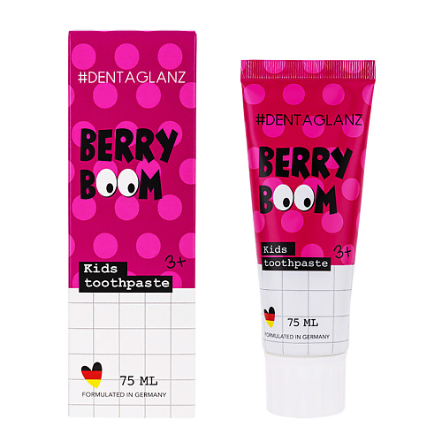 #DENTAGLANZ  Детская зубная паста Berry Boom Kids Toothpaste 75 #1
