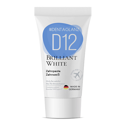 #DENTAGLANZ  Зубная паста D12 Brilliant White 20 #1