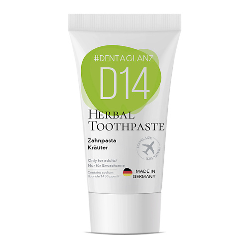 #DENTAGLANZ  Зубная паста D14 Herbal Toothpaste 20 #1