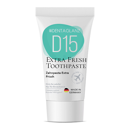 #DENTAGLANZ  Зубная паста D15 Extra Fresh Toothpaste 20 #1