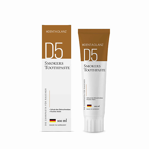 #DENTAGLANZ  Зубная паста D5 Smokers Toothpaste 100 #1