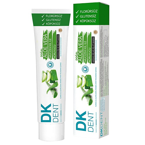 DK DENT Зубная паста с алоэвера Aloe Vera 75 #1