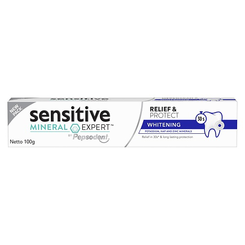 PEPSODENT Зубная паста SENSITIVE MINERAL EXPERT (Отбеливающая) 100 #1