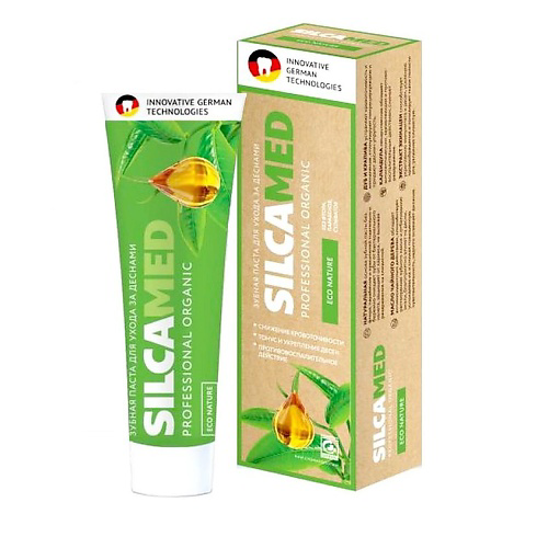 SILCAMED Натуральная Зубная паста против кровоточивости десен ECO NATURE 130 #1